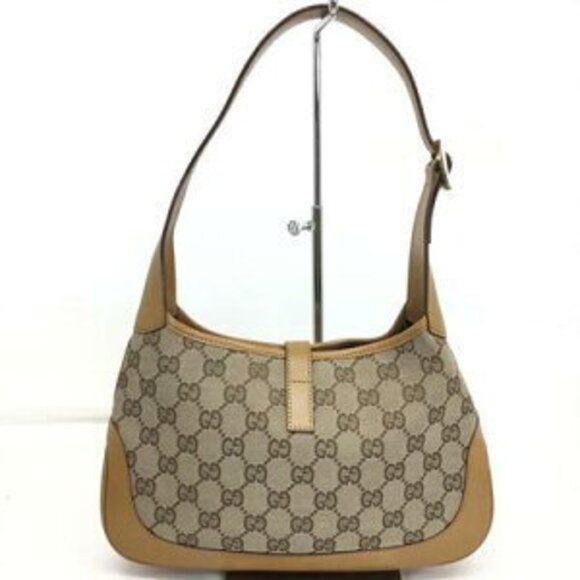 Gucci One Shoulder Bag GG Canvas Beige Brown - Picture 2 of 8